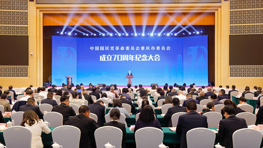 鄭建邦出席民革重慶市委會成立70周年紀念大會